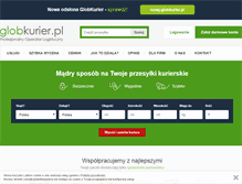 Tablet Screenshot of globkurier.pl